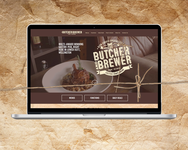 Butcher and Brewer Website