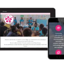 Image of website created by Slightly Different Ltd