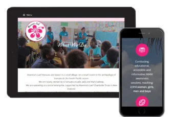 Image of website created by Slightly Different Ltd