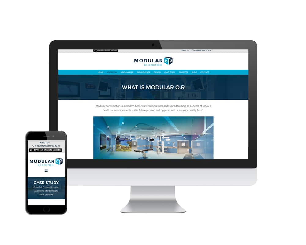 modular-or-2 Opritech website by slightly different ltd