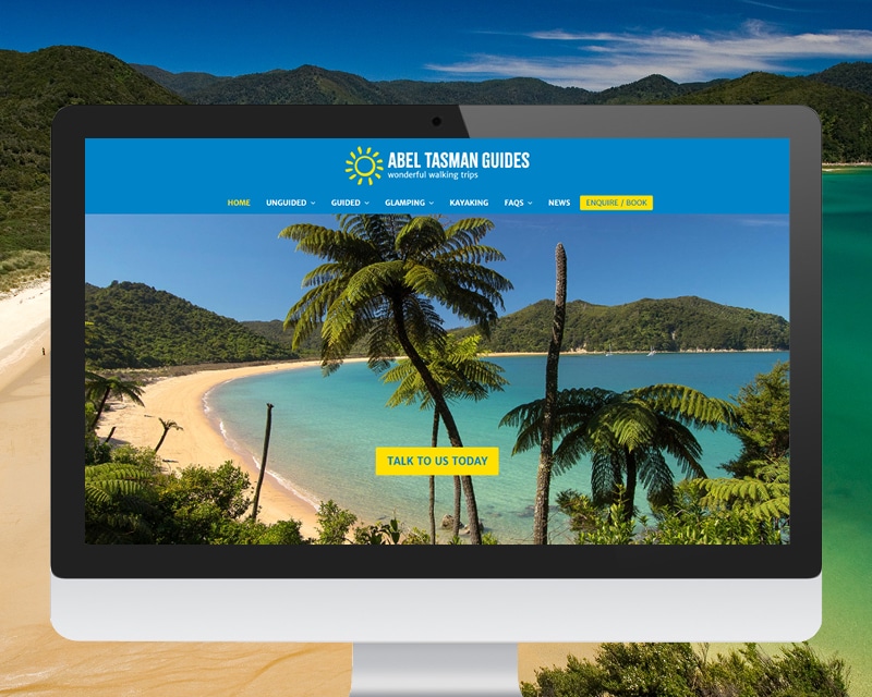 Abel Tasman Guides Website by Slightly Different Ltd