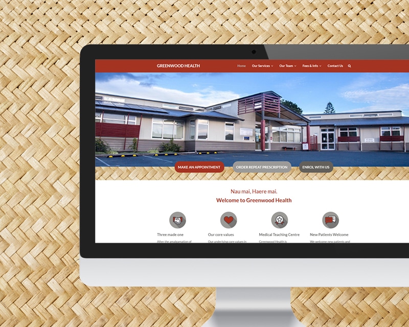 Greenwood Health Centre Website by Slightly Different Ltd