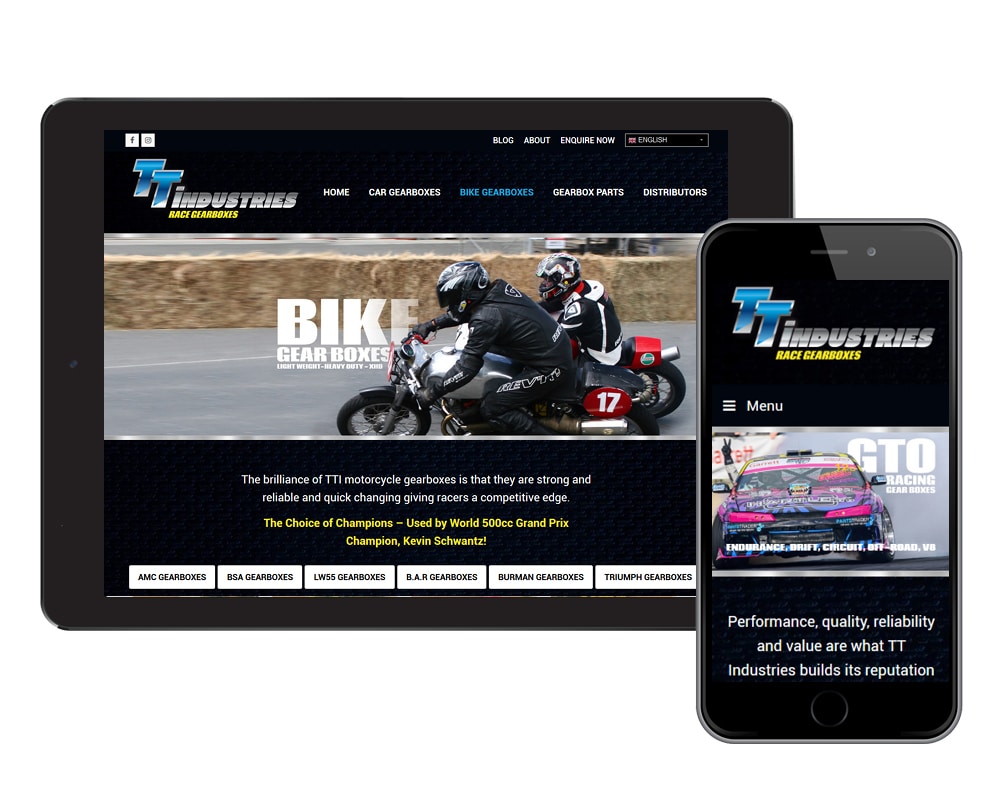 tt-industries-2 TT Industries Website by Slightly Different Ltd