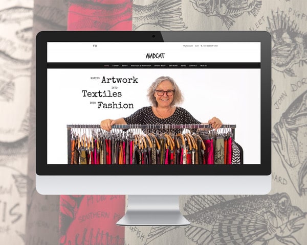 Madcat Design website by Slightly Different Ltd