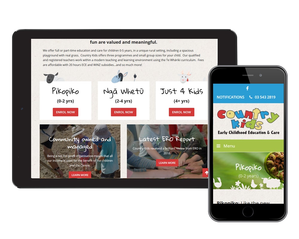 country-kids-2 Image of Country Kids website designed by Slightly Different Ltd