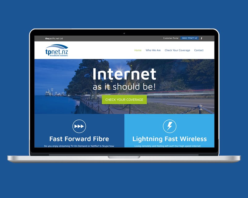Pacific Net website by Slightly Different Ltd