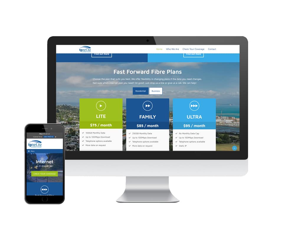 Pacific Net website by Slightly Different Ltd